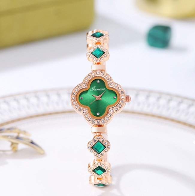 Four leaf clover watch